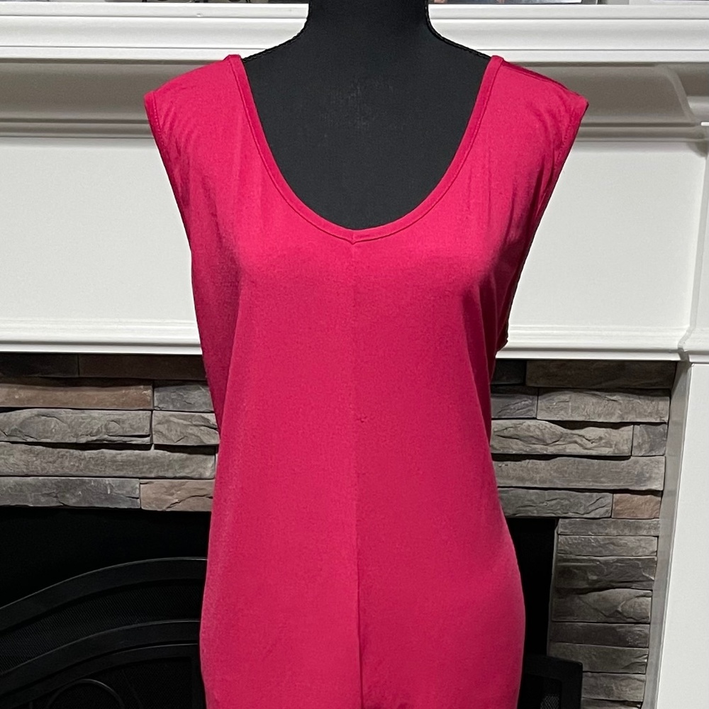 Gorgeous LulaRoe XL Fuchsia Natalie Jumpsuit